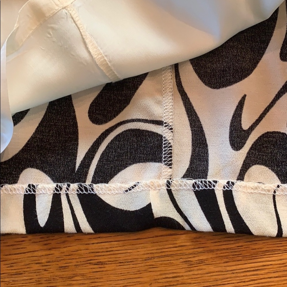 Vintage Black and White Op Art Sheath Dress - Picture 6 of 6